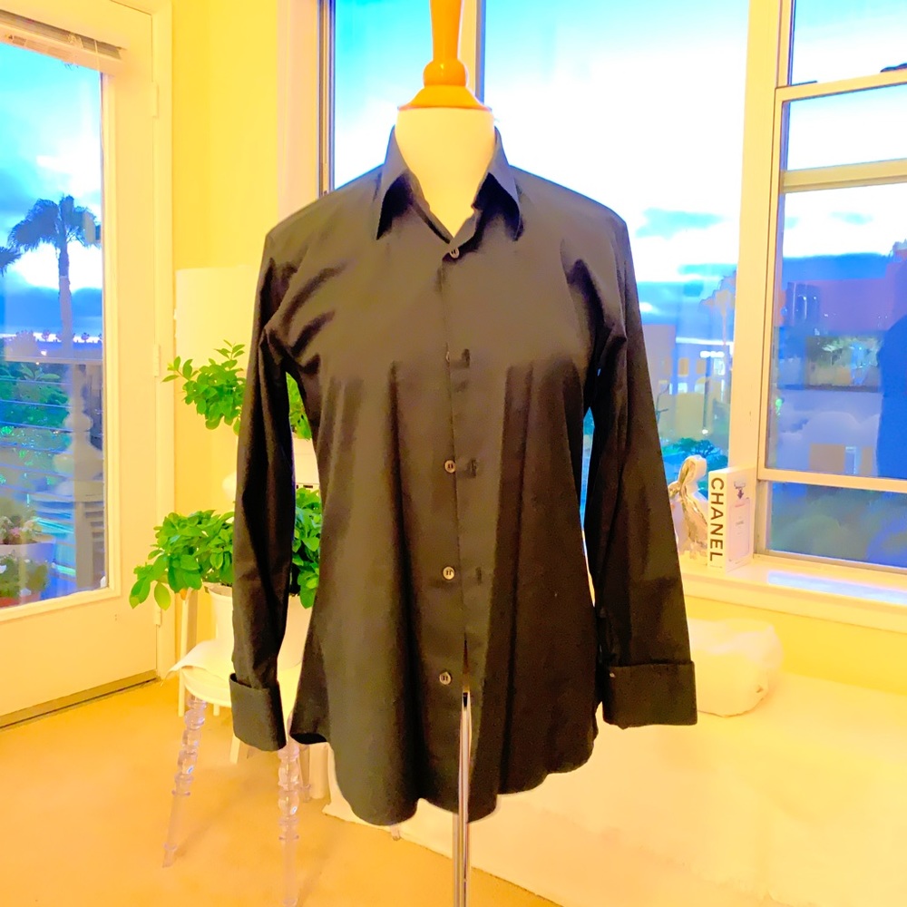 agnès b black shirt